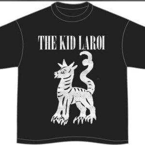 The Kid Laroi Black and White Short Sleeve Tee with Graphic Design